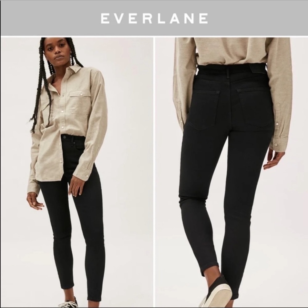 Everlane High Rise Ankle Skinny Jeans
